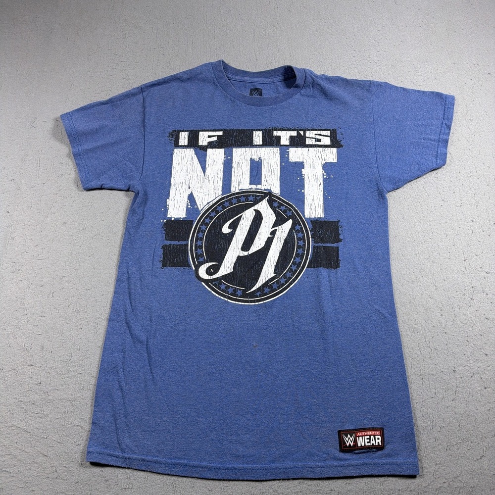 VTG AJ Styles Shirt Mens Medium Blue‎ WWE Wrestling P1 They Don't Want Tee WWE